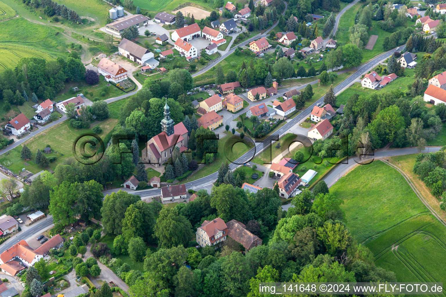 Church of St. George in the district Schönau-Berzdorf in Schönau-Berzdorf auf dem Eigen in the state Saxony, Germany