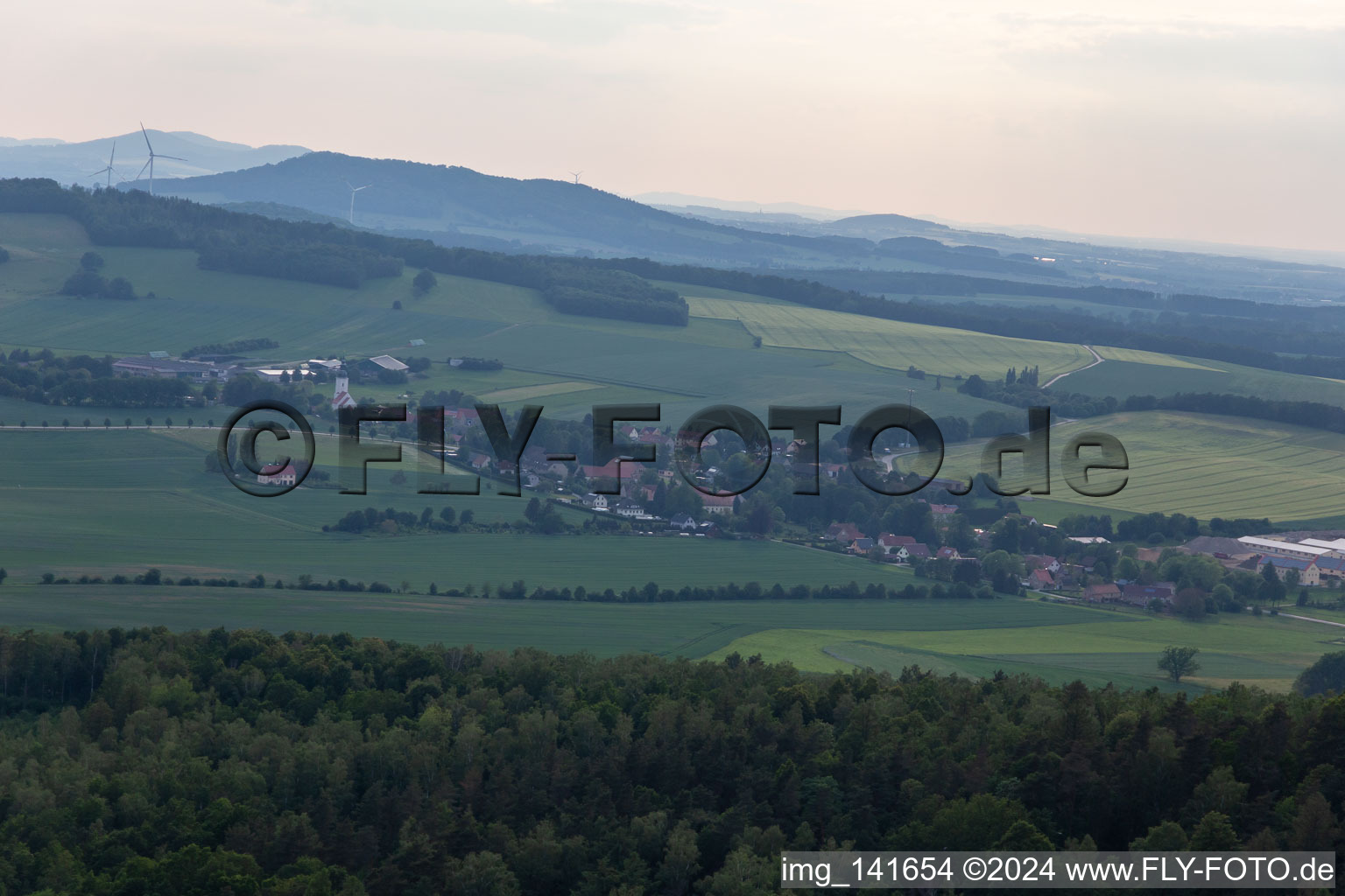 District Jauernick-Buschbach in Markersdorf in the state Saxony, Germany