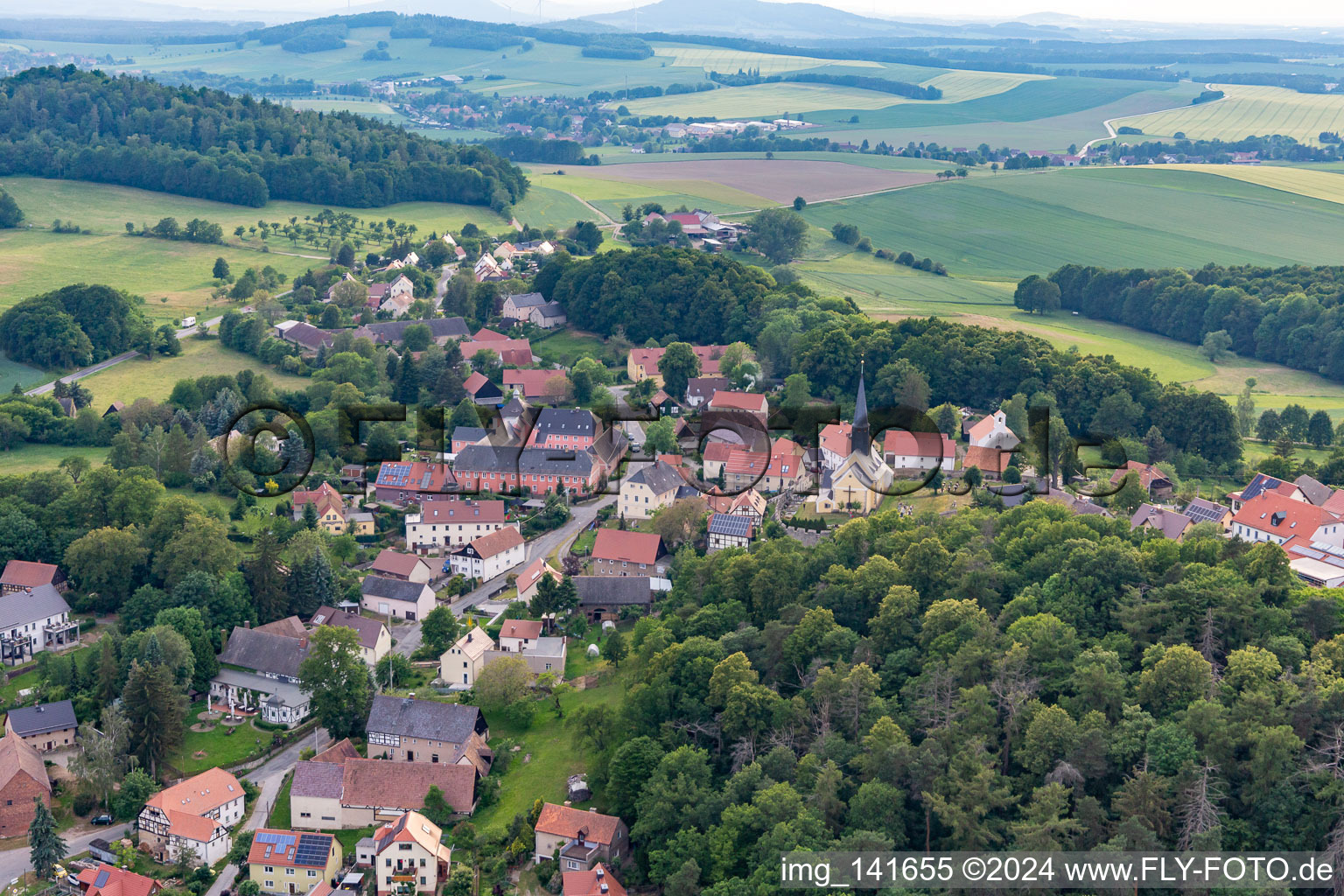 St. Wenceslas in the district Jauernick-Buschbach in Markersdorf in the state Saxony, Germany