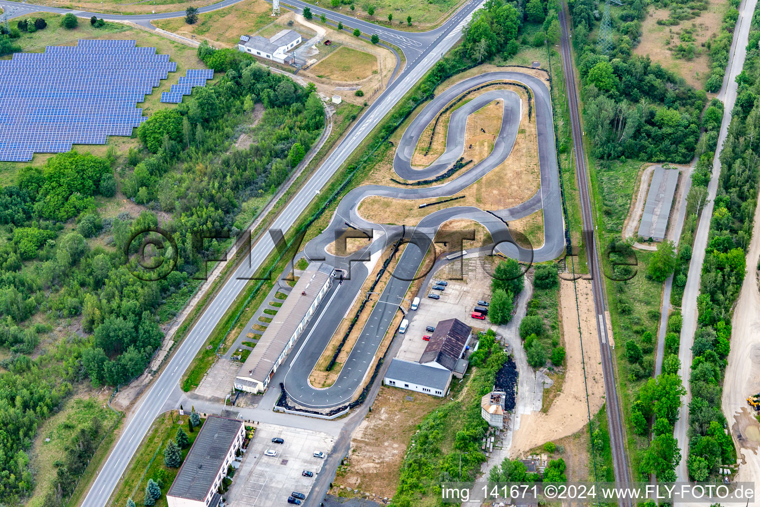 Kart track Görlitz ring in the district Hagenwerder in Görlitz in the state Saxony, Germany