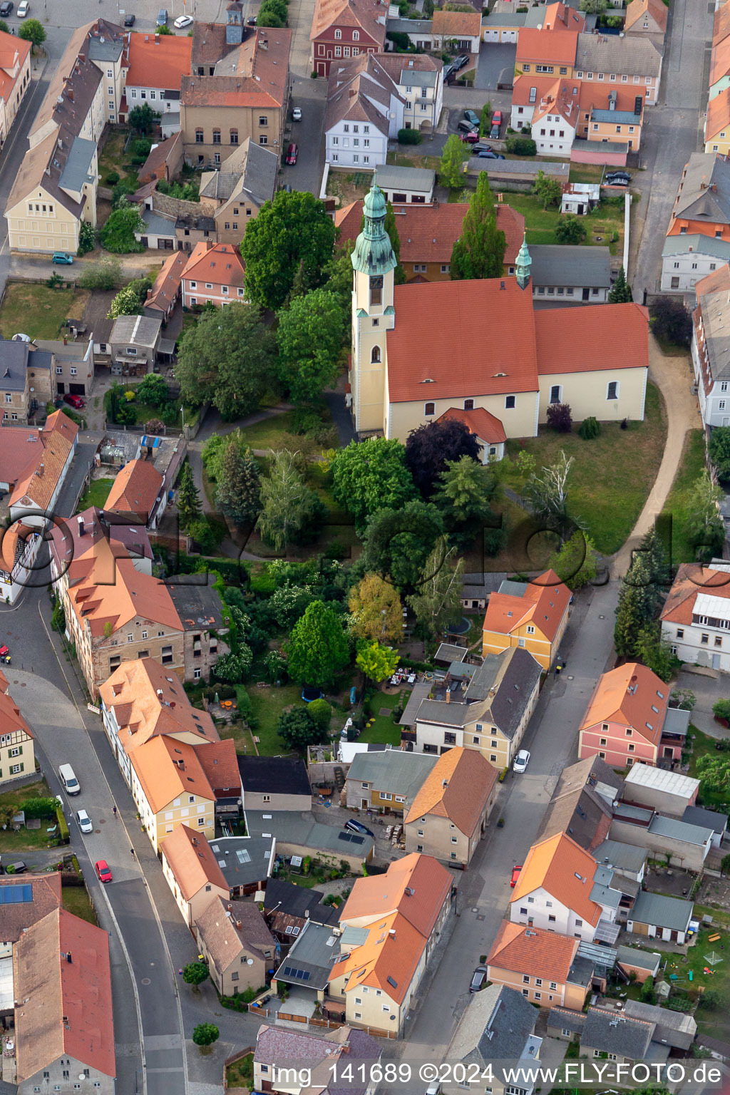 Church of the Assumption in Ostritz in the state Saxony, Germany