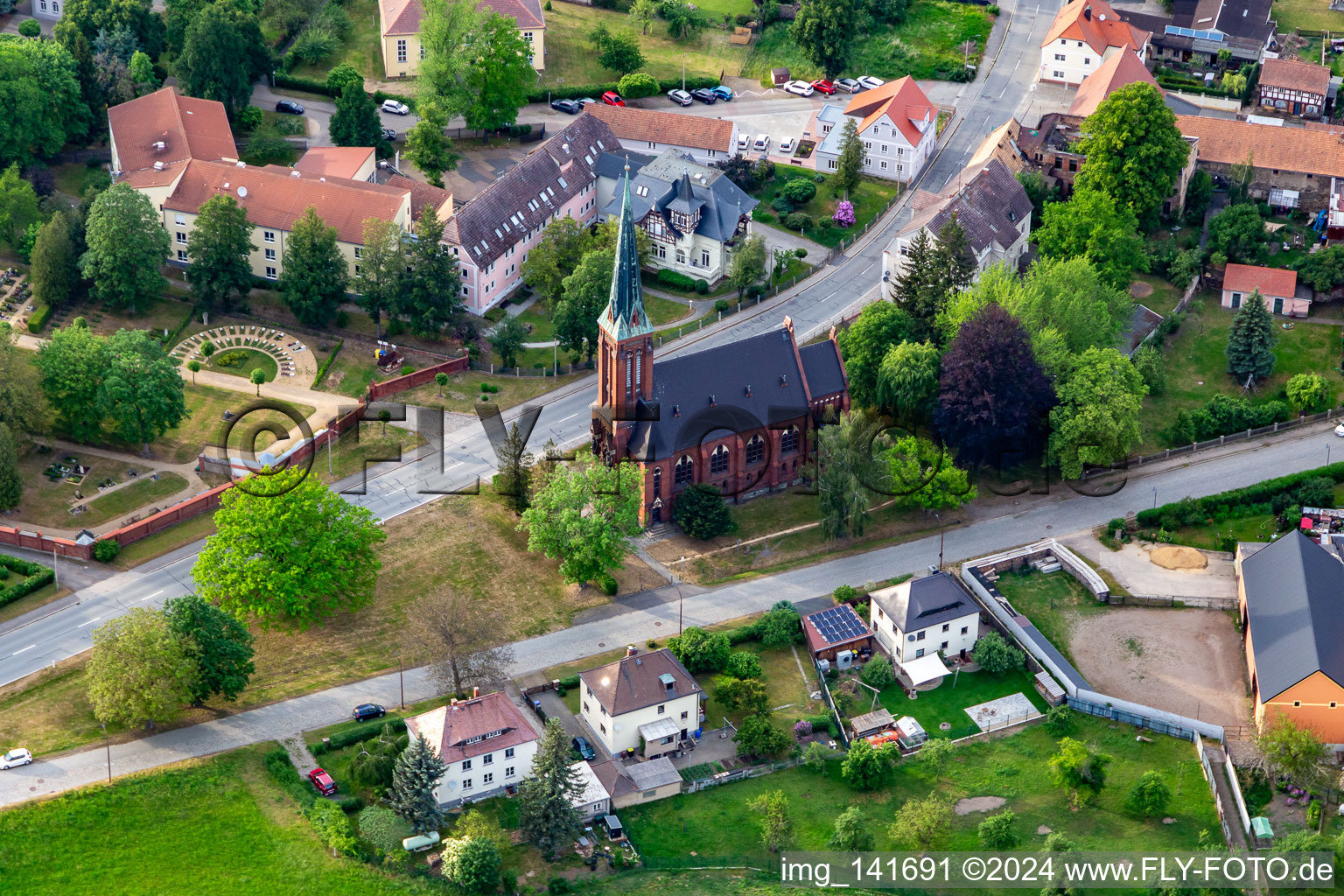 Gustav Adolf Church in Ostritz in the state Saxony, Germany