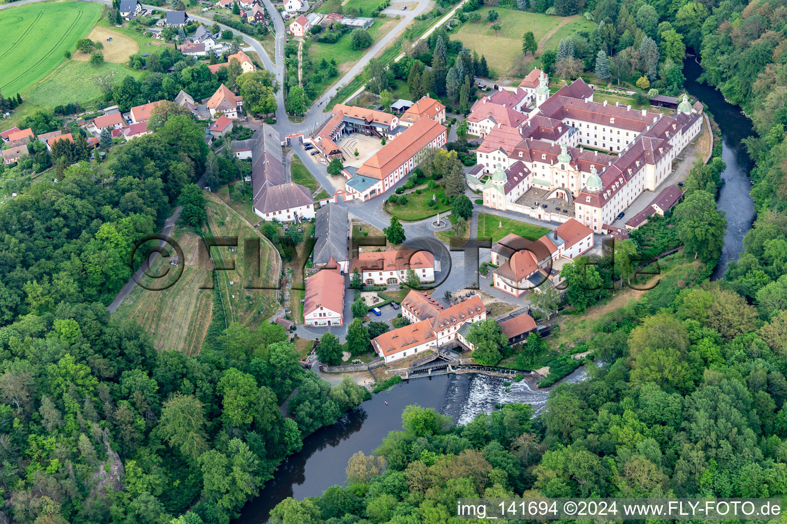 Nunnery St. Marienthal in the district Marienthal in Ostritz in the state Saxony, Germany