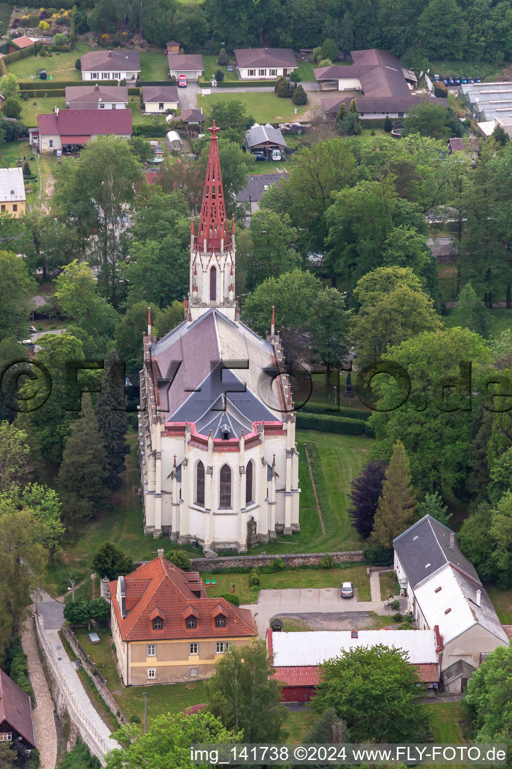 Church "Kostel sv. Vavřince Chrastava in Chrastava in the state Liberec, Czech Republic