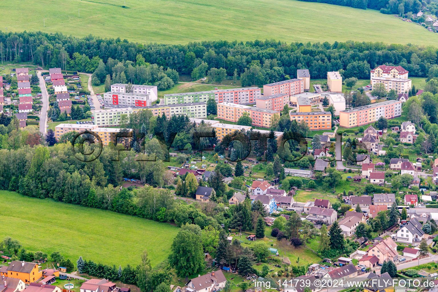 Střelecký vrch "Kratzau in Chrastava in the state Liberec, Czech Republic