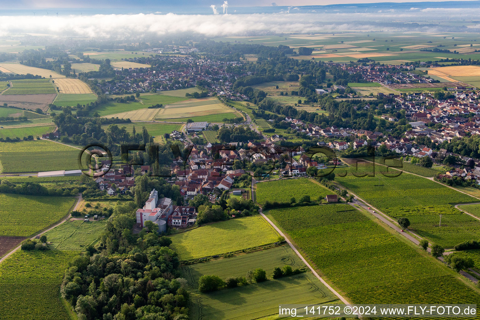 Bischoffmühle on the Kaiserbach in the district Appenhofen in Billigheim-Ingenheim in the state Rhineland-Palatinate, Germany