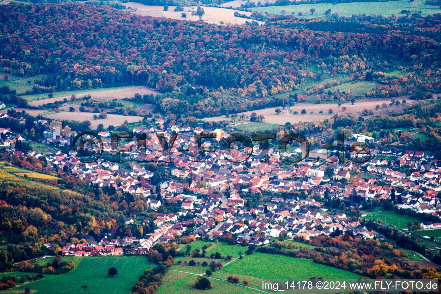 Langenbrücken in the district Zeutern in Ubstadt-Weiher in the state Baden-Wuerttemberg, Germany