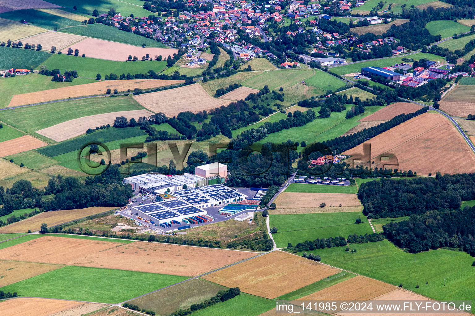 MineralBrunnen RhönSprudel Egon Schindel GmbH in the district Memlos in Eichenzell in the state Hesse, Germany