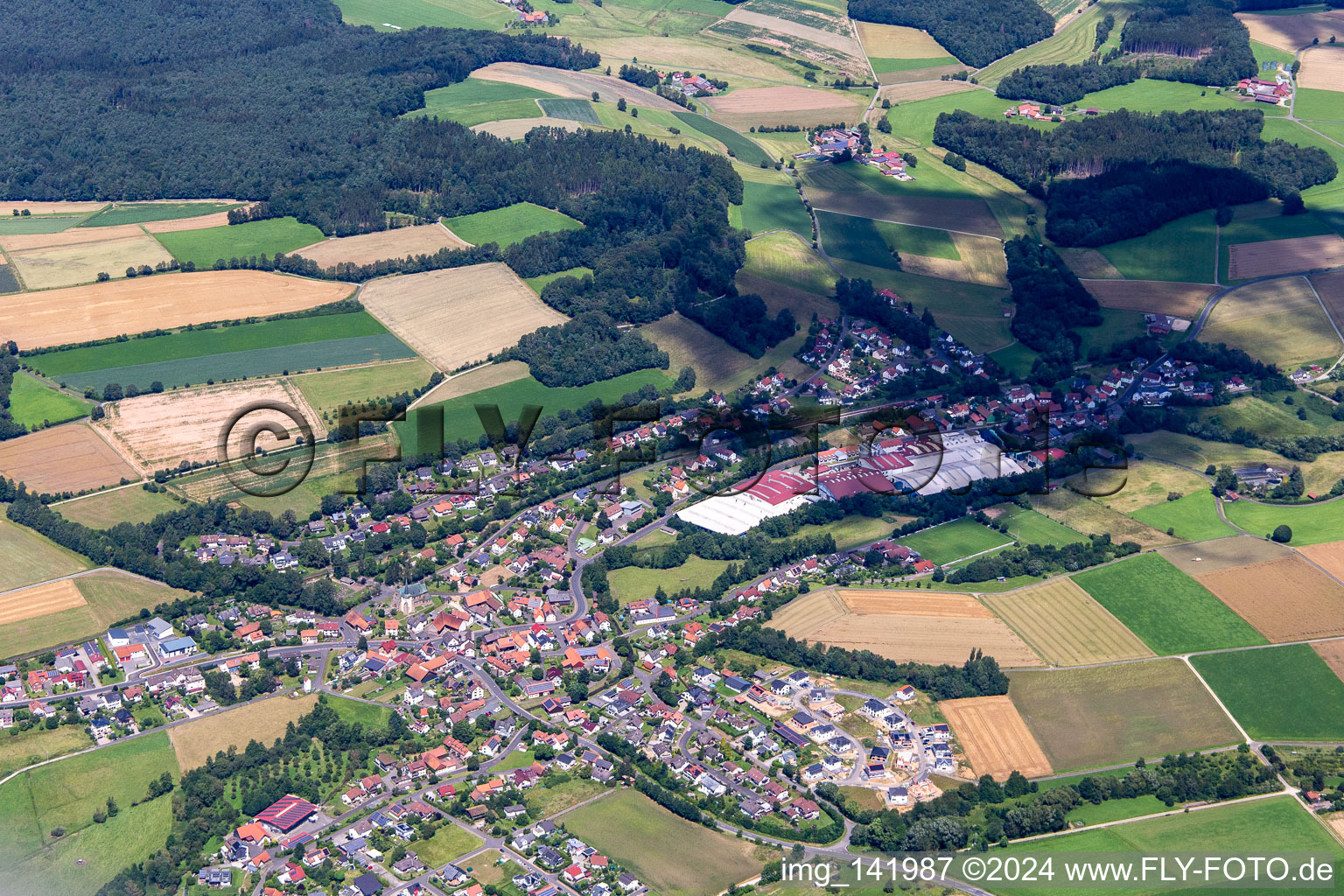 Förstina sparkling water from the south in the district Lütter in Eichenzell in the state Hesse, Germany