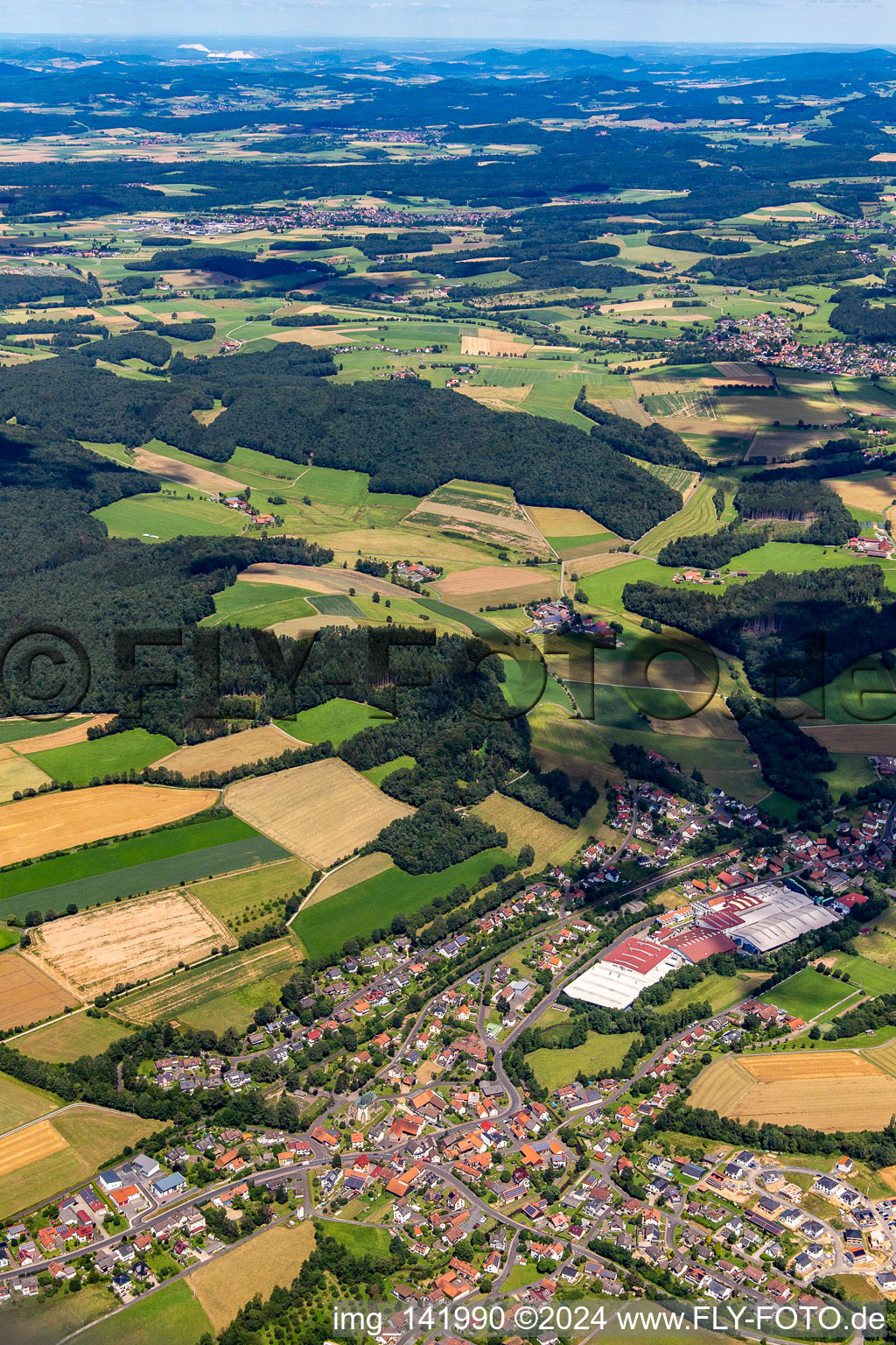 Förstina spring from the southwest in the district Lütter in Eichenzell in the state Hesse, Germany