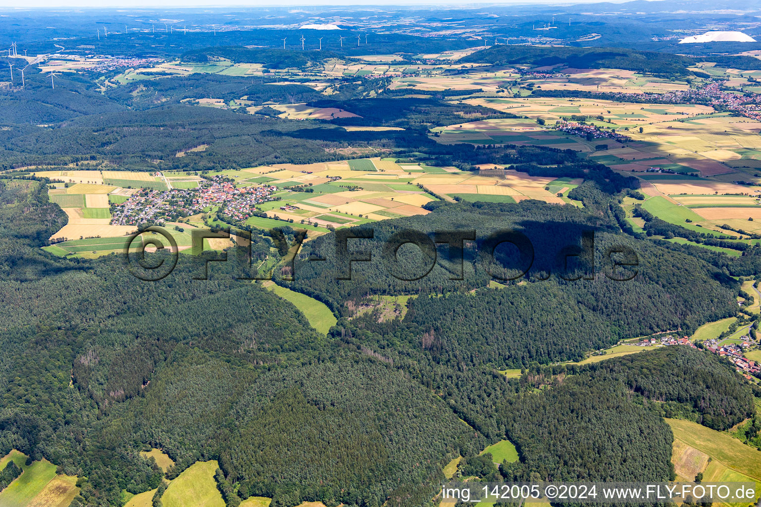 District Wippershain in Schenklengsfeld in the state Hesse, Germany