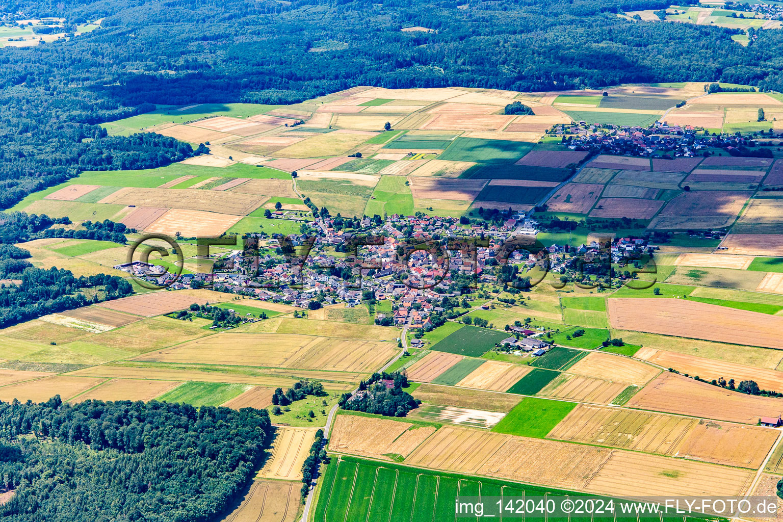 From the southeast in the district Rüddingshausen in Rabenau in the state Hesse, Germany