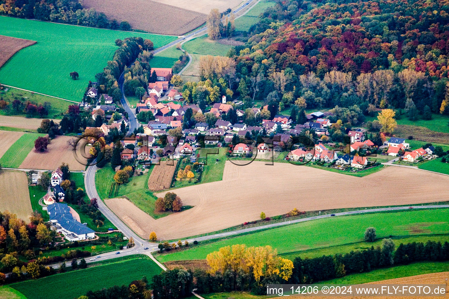 Unterhof in the state Baden-Wuerttemberg, Germany