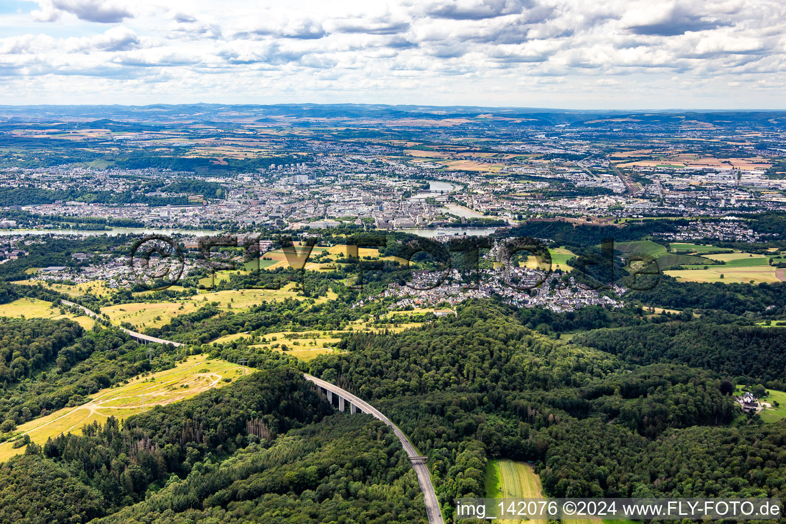 Beyond the Rhine in the district Mitte in Koblenz in the state Rhineland-Palatinate, Germany