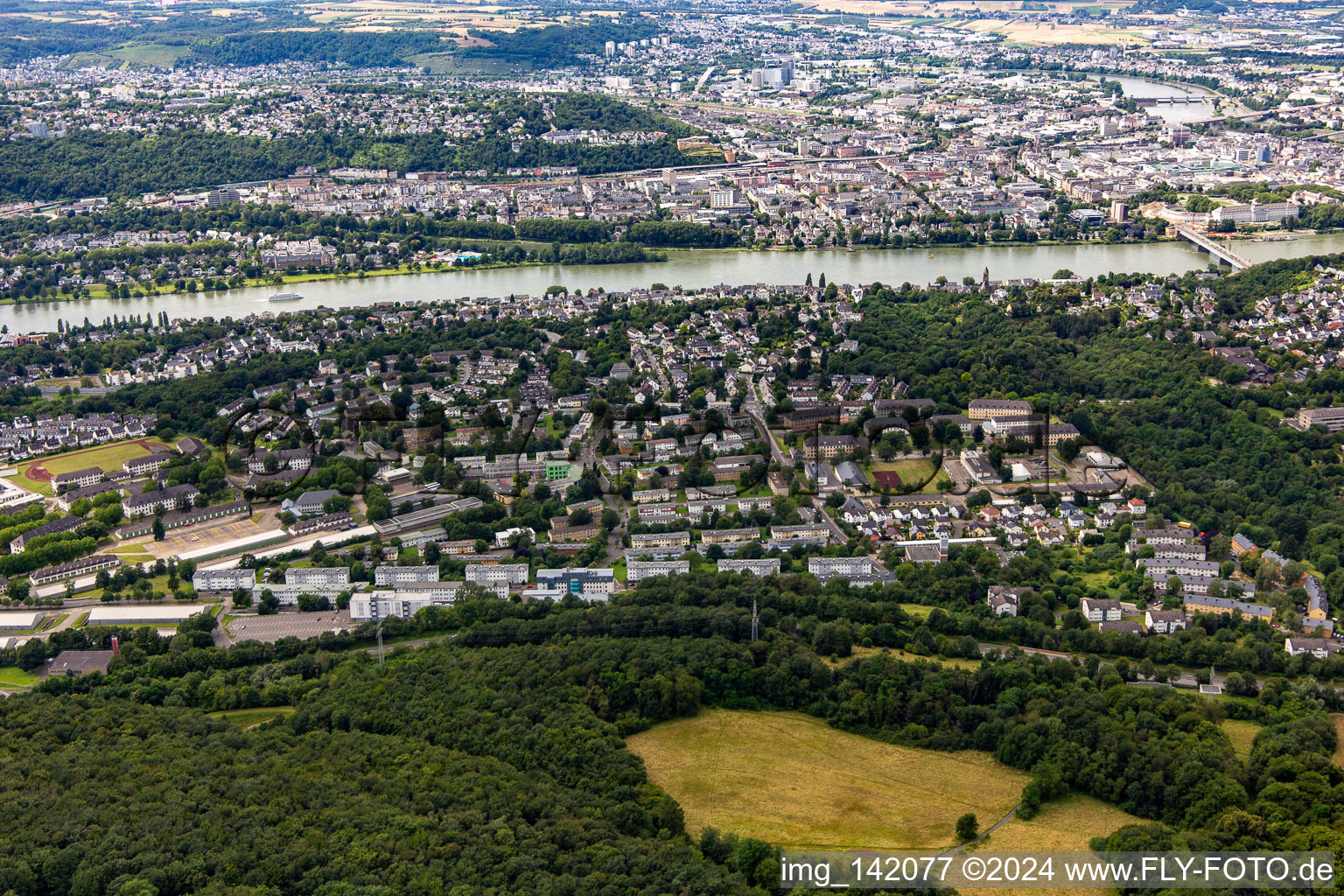 German Armed Forces in the district Horchheimer Höhe in Koblenz in the state Rhineland-Palatinate, Germany