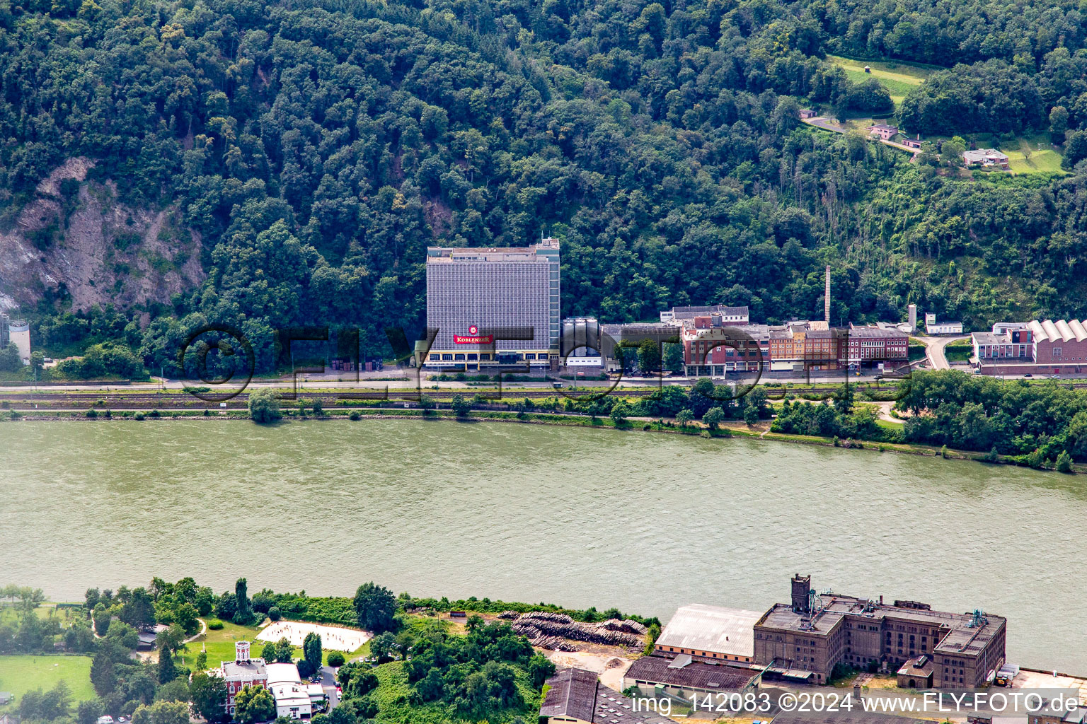 KnowledgeWorkshop Koblenz At the Königsbach on the left bank of the Rhine in the district Stolzenfels in Koblenz in the state Rhineland-Palatinate, Germany