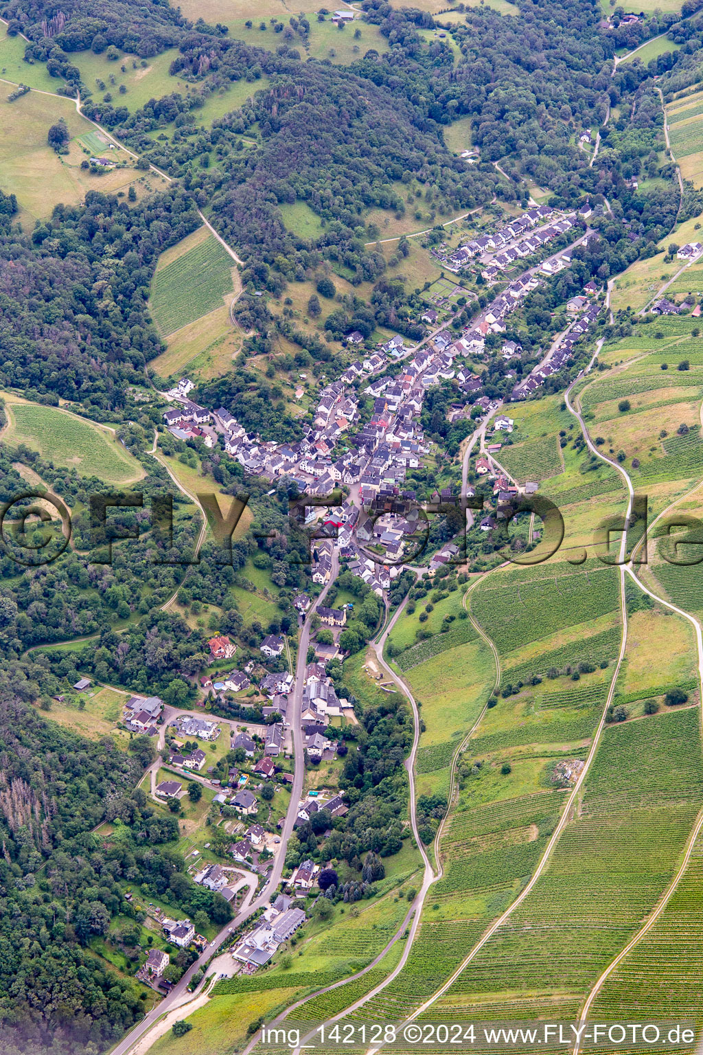 District Winzberg in Oberdiebach in the state Rhineland-Palatinate, Germany