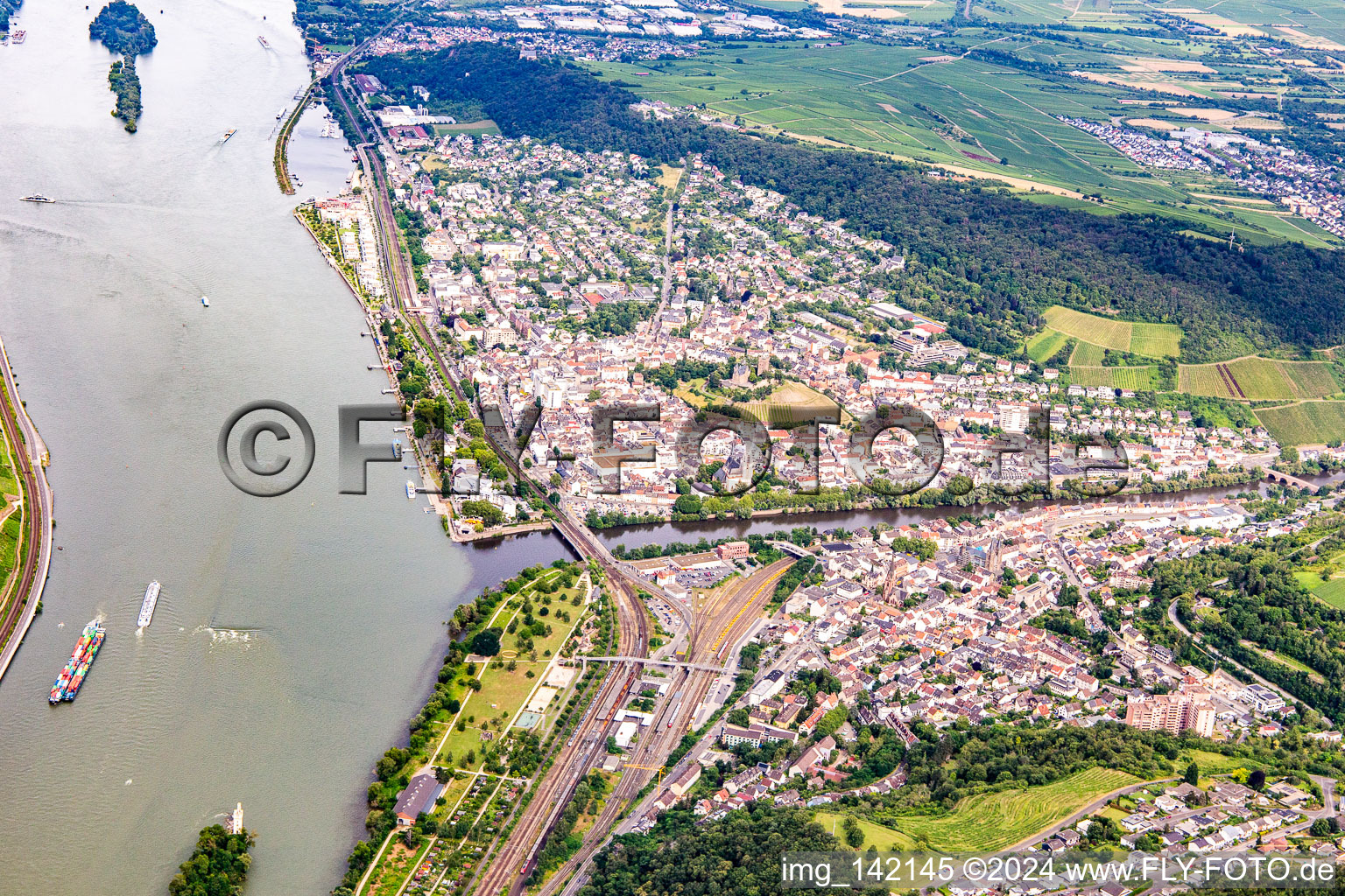 District Bingerbrück in Bingen am Rhein in the state Rhineland-Palatinate, Germany