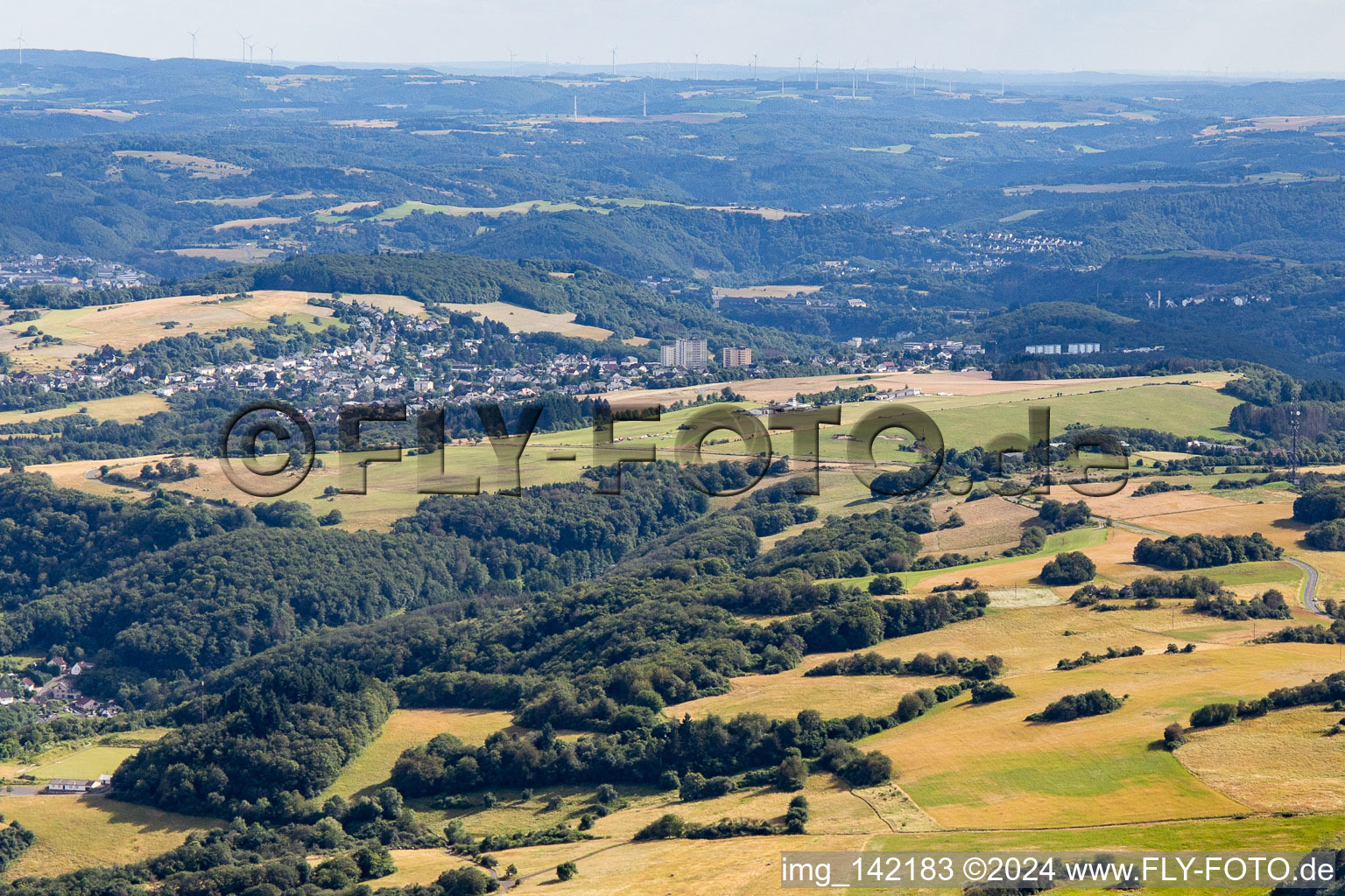 Airport Idar-Oberstein/Göttschied in the district Göttschied in Idar-Oberstein in the state Rhineland-Palatinate, Germany