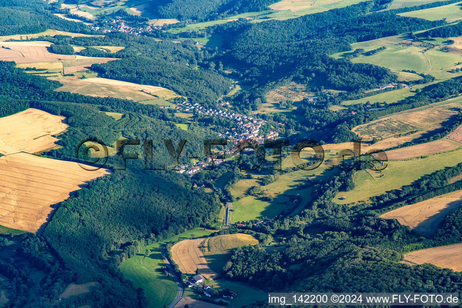 Glan Valley in Odenbach in the state Rhineland-Palatinate, Germany