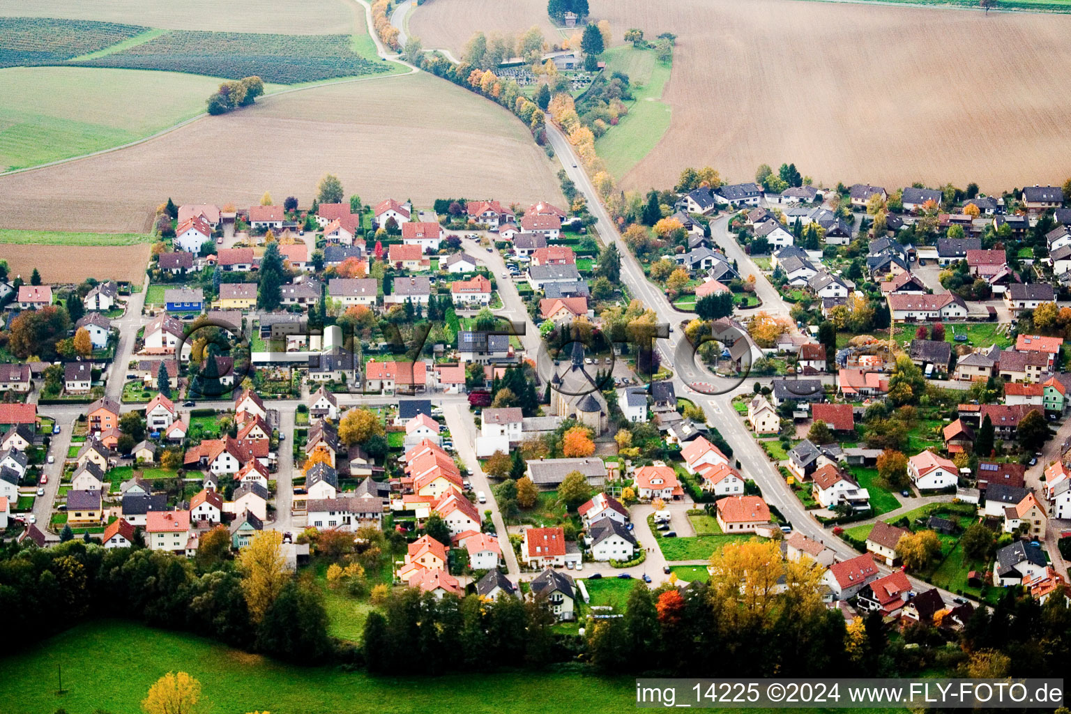 District Lobenfeld in Lobbach in the state Baden-Wuerttemberg, Germany