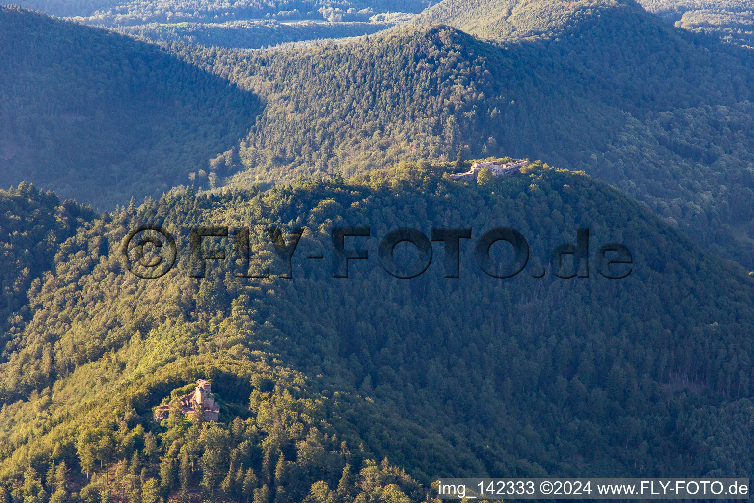 Hohenburg ruins in Wingen in the state Bas-Rhin, France