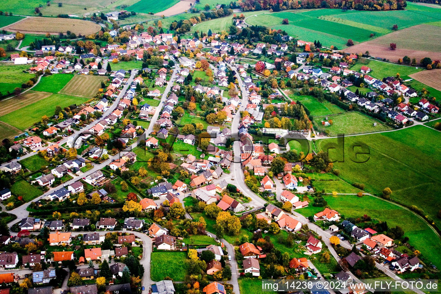 District Haag in Schönbrunn in the state Baden-Wuerttemberg, Germany