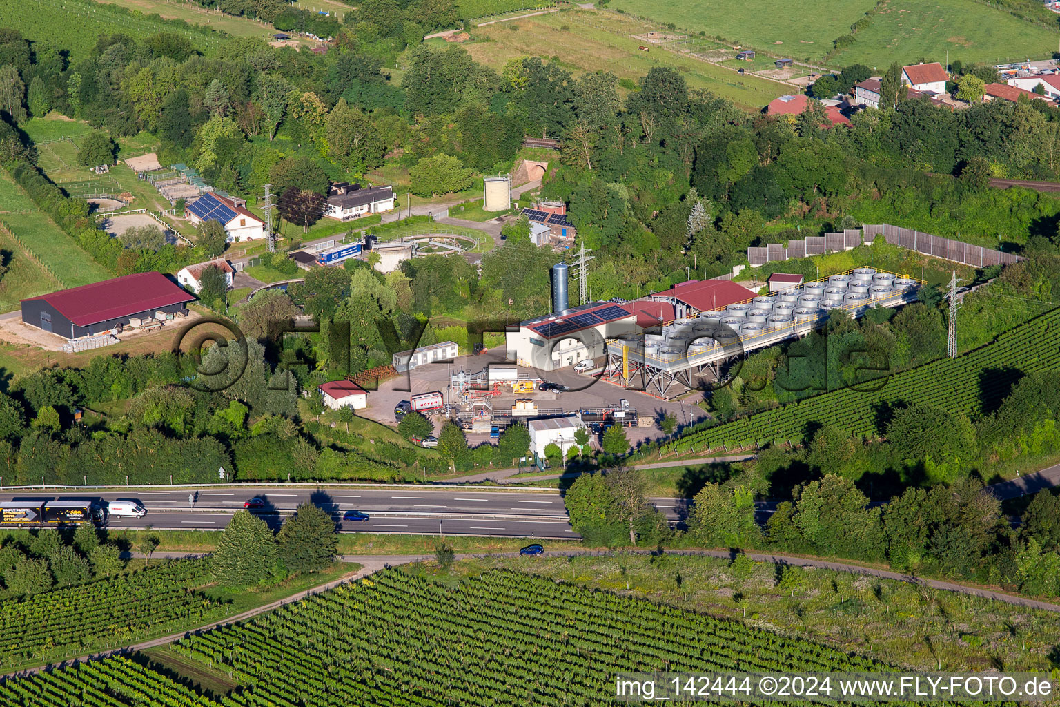 Geothermal power plant Insheim in Insheim in the state Rhineland-Palatinate, Germany