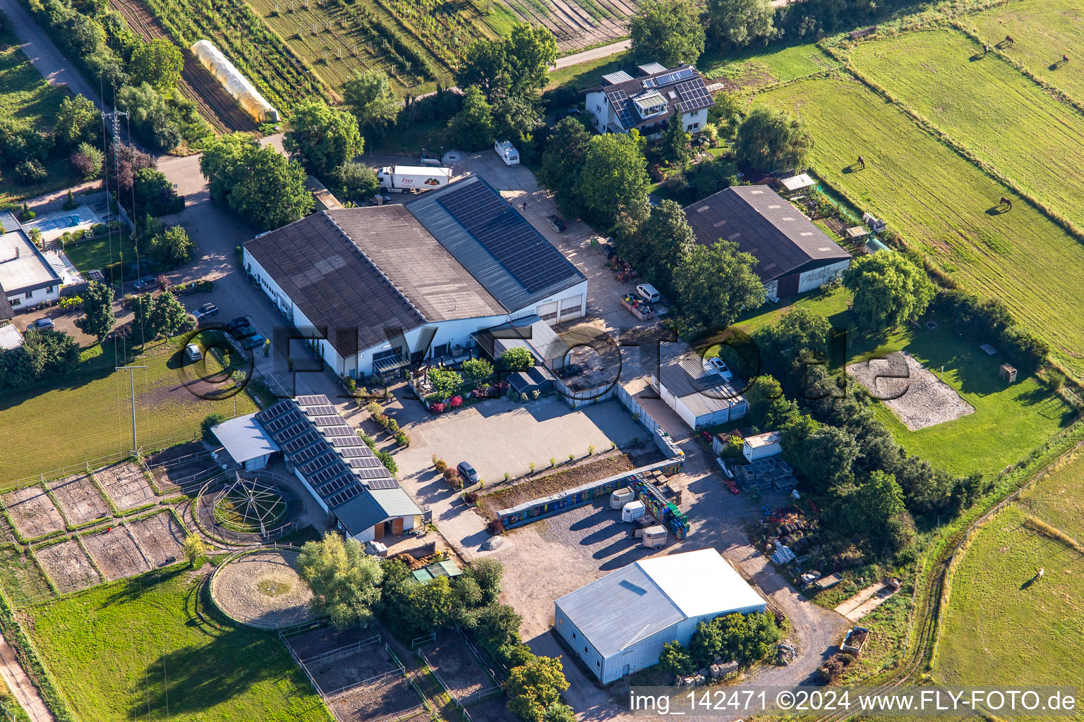 CHIC market hall in Zeiskam in the state Rhineland-Palatinate, Germany