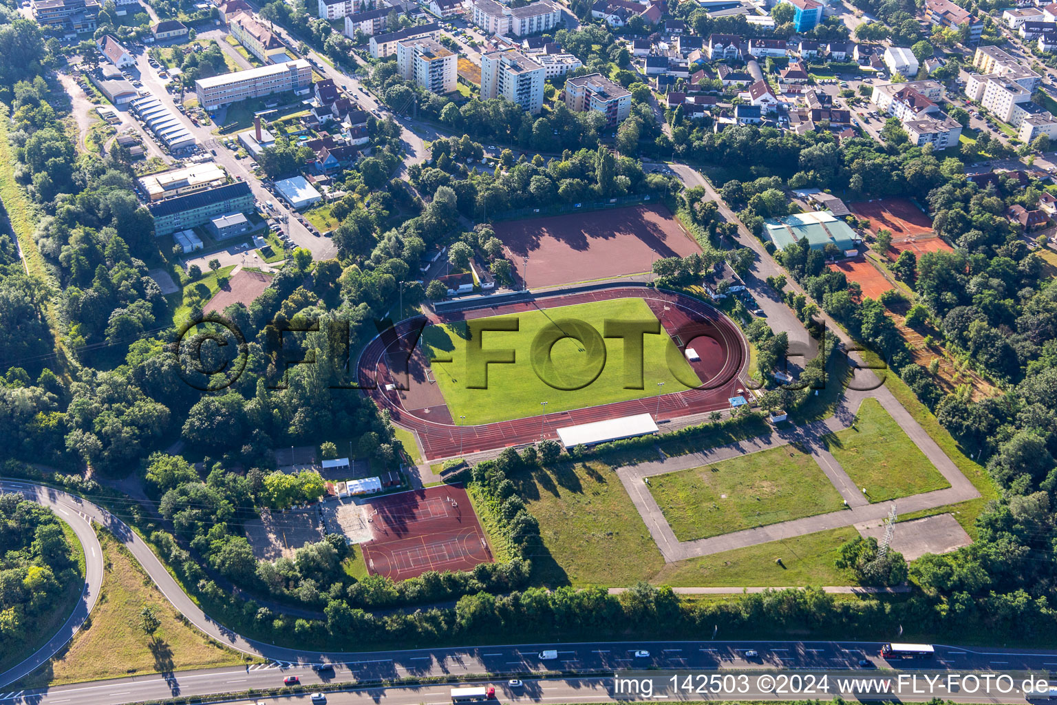 Sports Center Wrede and TS 1863 Germersheim eV in Germersheim in the state Rhineland-Palatinate, Germany