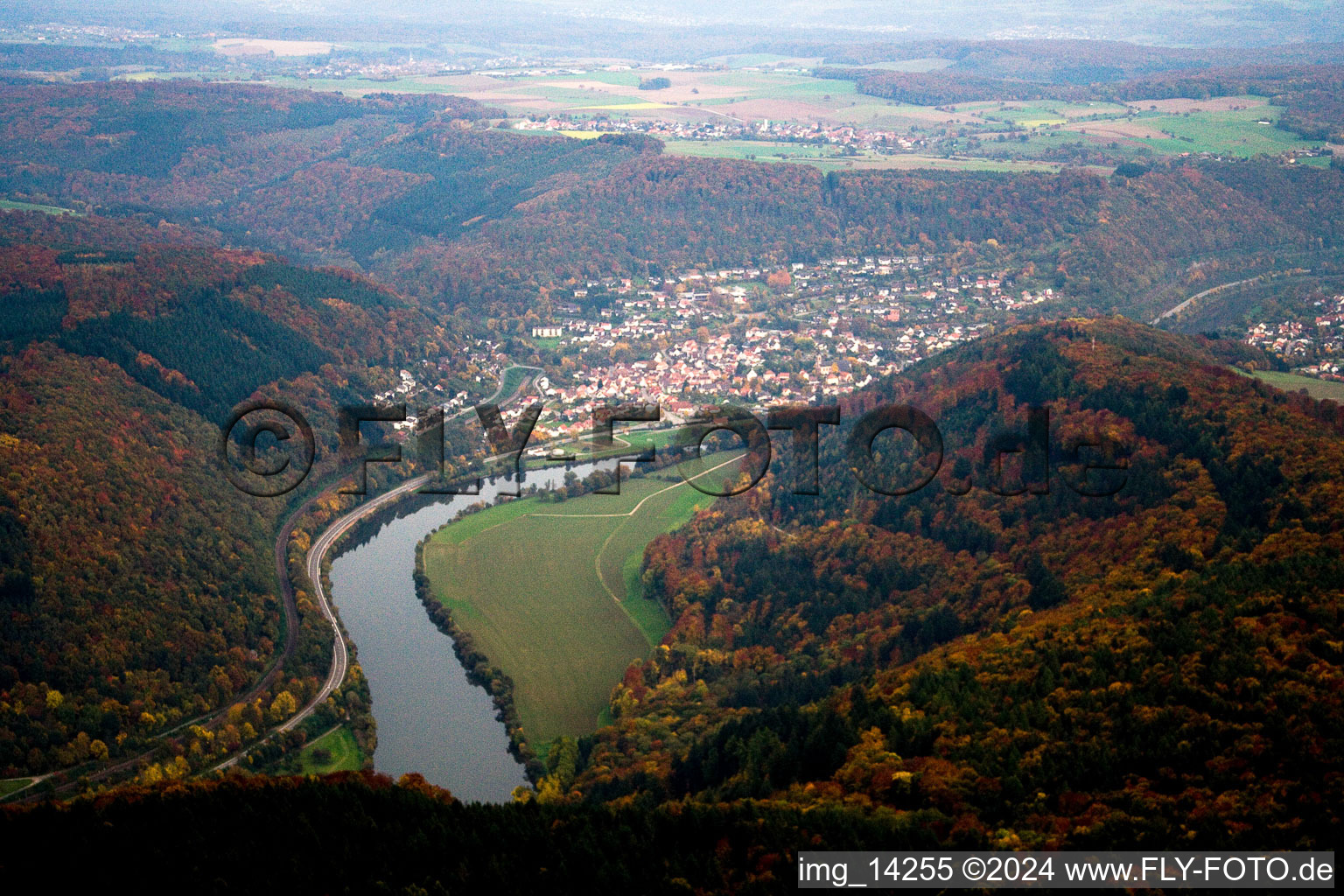 Neckargerach in the state Baden-Wuerttemberg, Germany