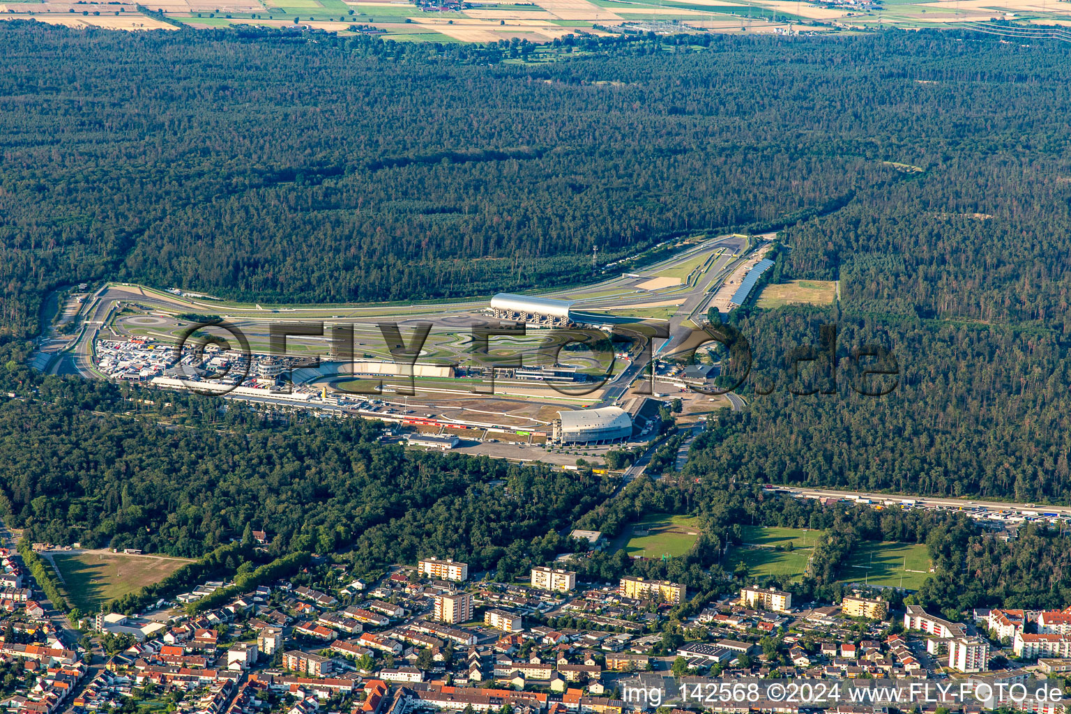 Hockenheimring Baden-Württemberg in Hockenheim in the state Baden-Wuerttemberg, Germany