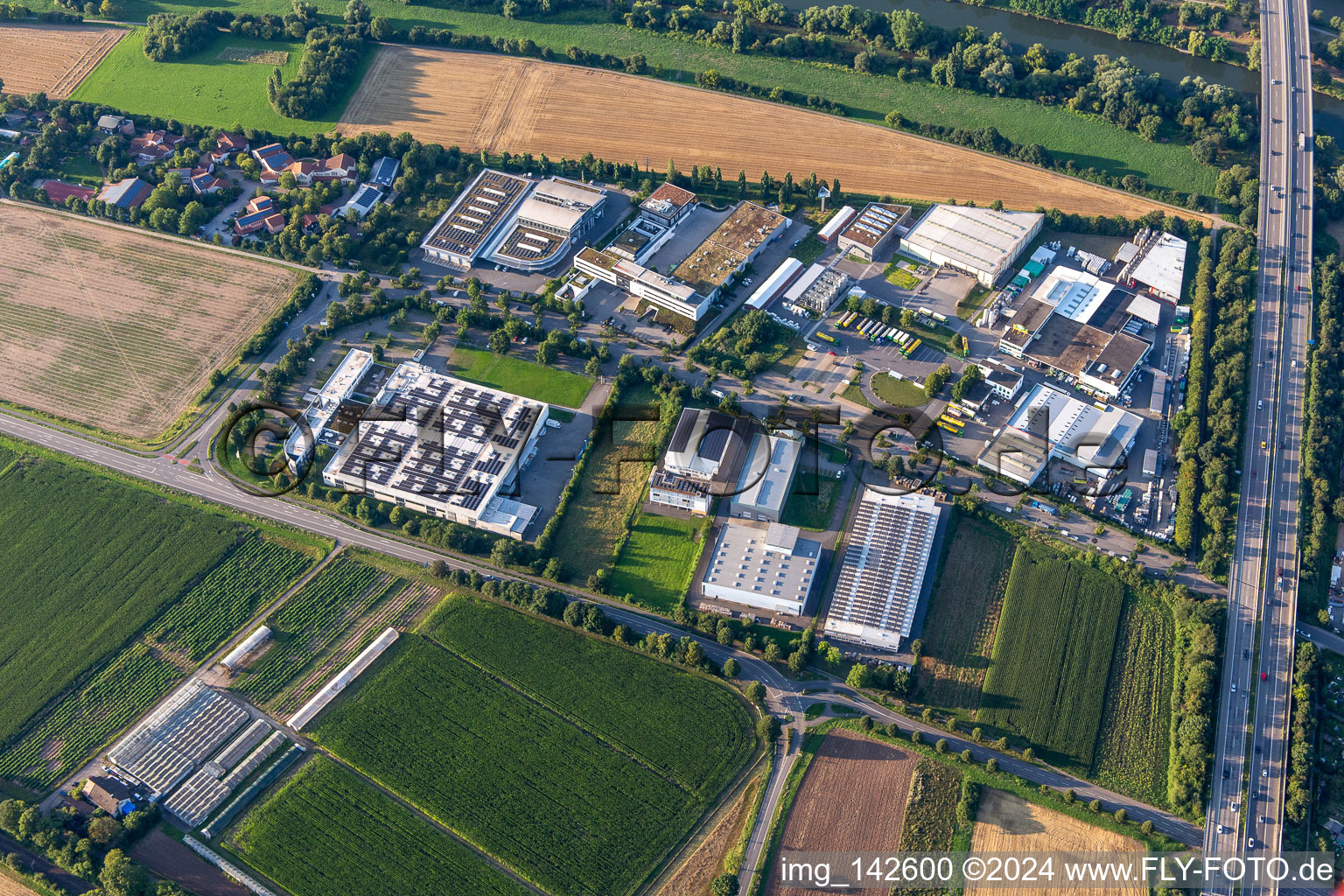 Plant Wieblingen - Chemical Works Kluthe GmbH in the district Wieblingen in Heidelberg in the state Baden-Wuerttemberg, Germany