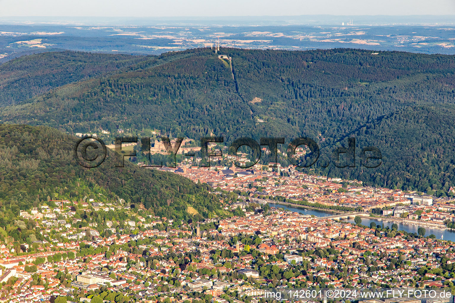 At the foot of the Königstuhl in the district Kernaltstadt in Heidelberg in the state Baden-Wuerttemberg, Germany