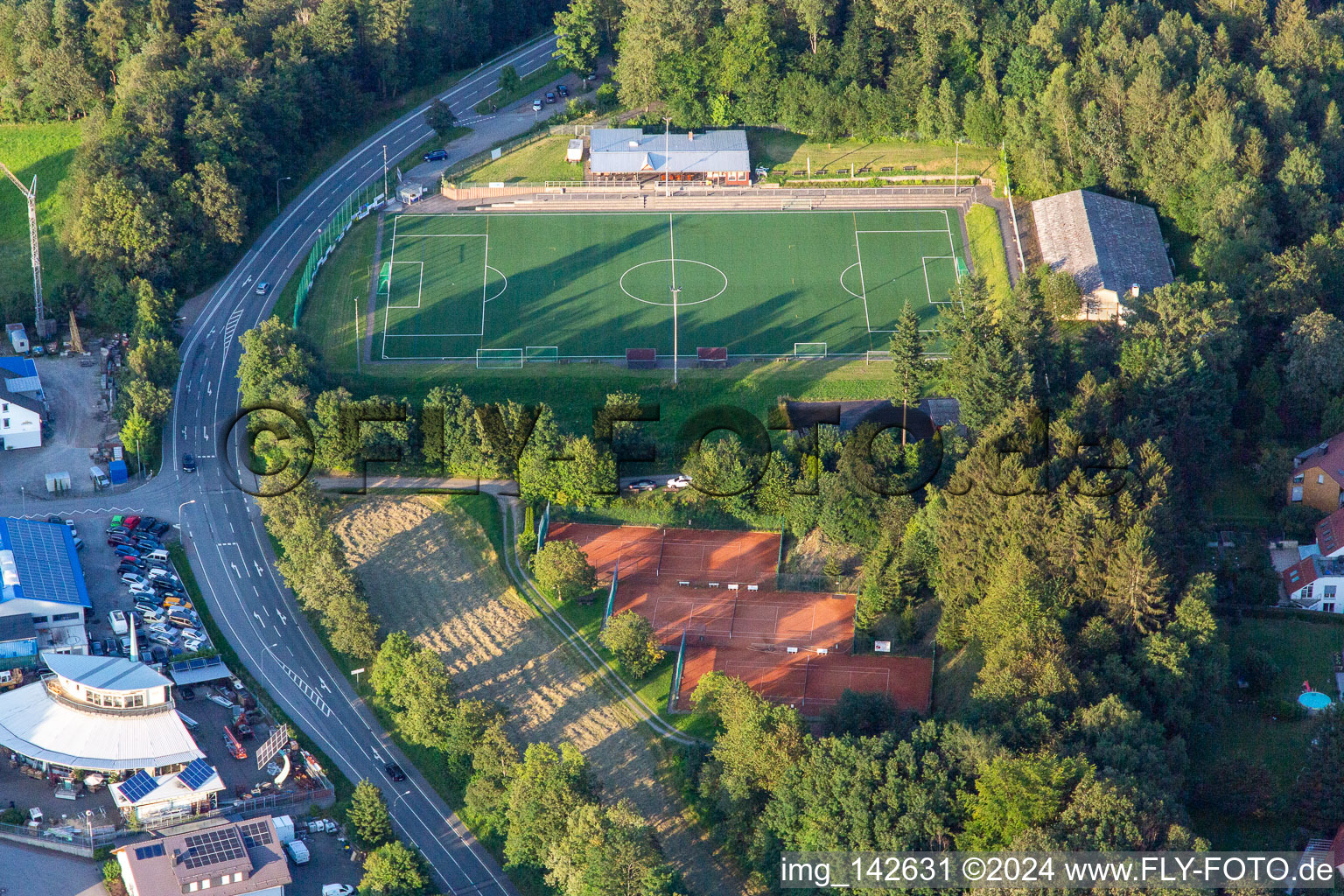 Sports field FC Ober-Abtsteinach 1922 eV in the district Ober-Abtsteinach in Abtsteinach in the state Hesse, Germany