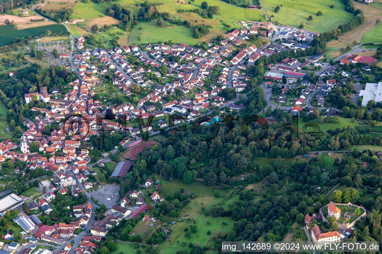 Reichenberg Castle Experience Area in the district Eberbach in Reichelsheim in the state Hesse, Germany