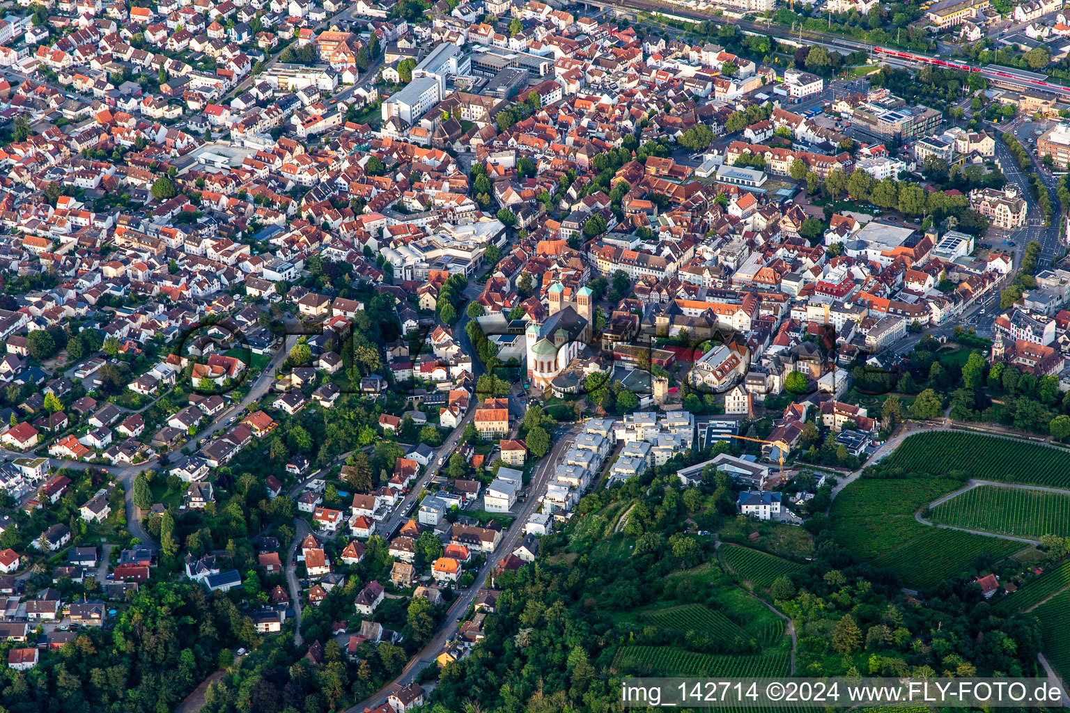 City Church of Saint George Bensheim in Bensheim in the state Hesse, Germany