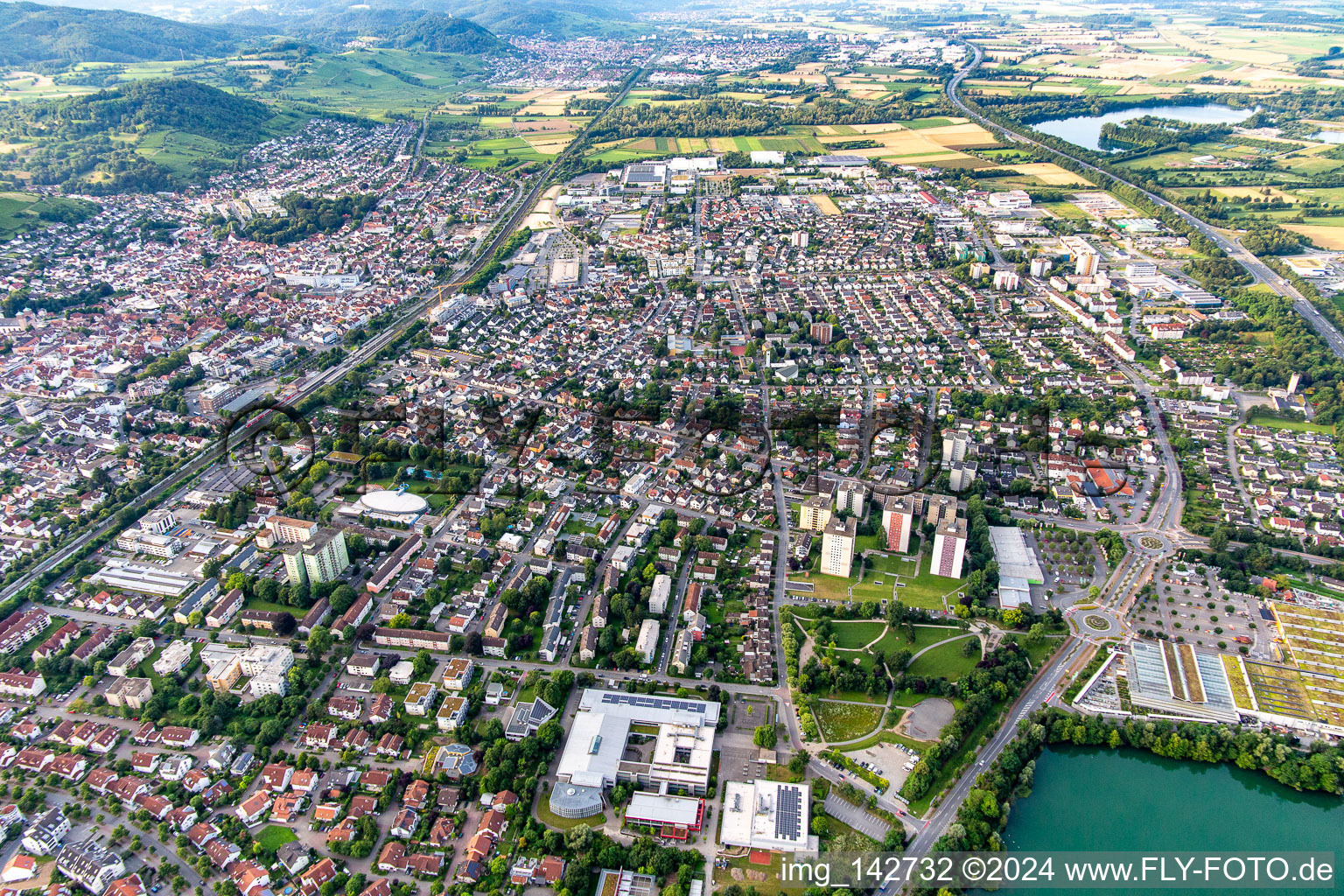 From the north in Bensheim in the state Hesse, Germany