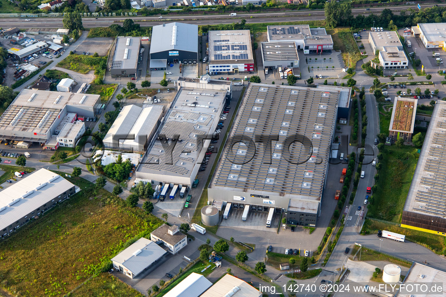 KSB SE & Co. KGaA Logistics Center Europe and Rudolph Logistik GmbH in Lorsch in the state Hesse, Germany