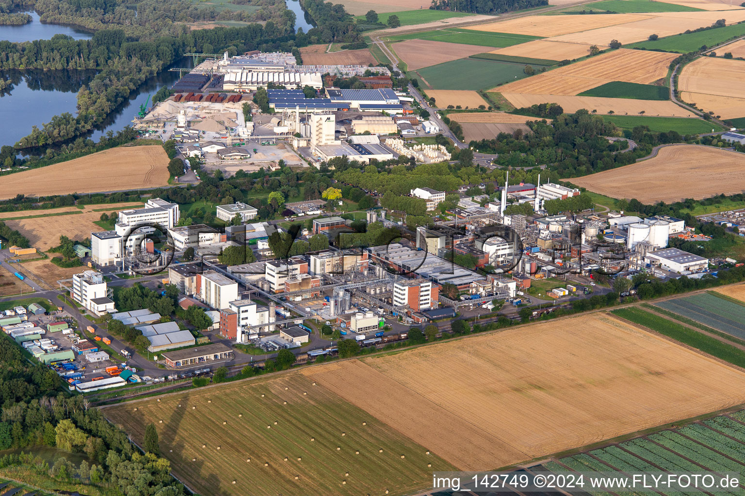 BASF Lampertheim GmbH in Lampertheim in the state Hesse, Germany