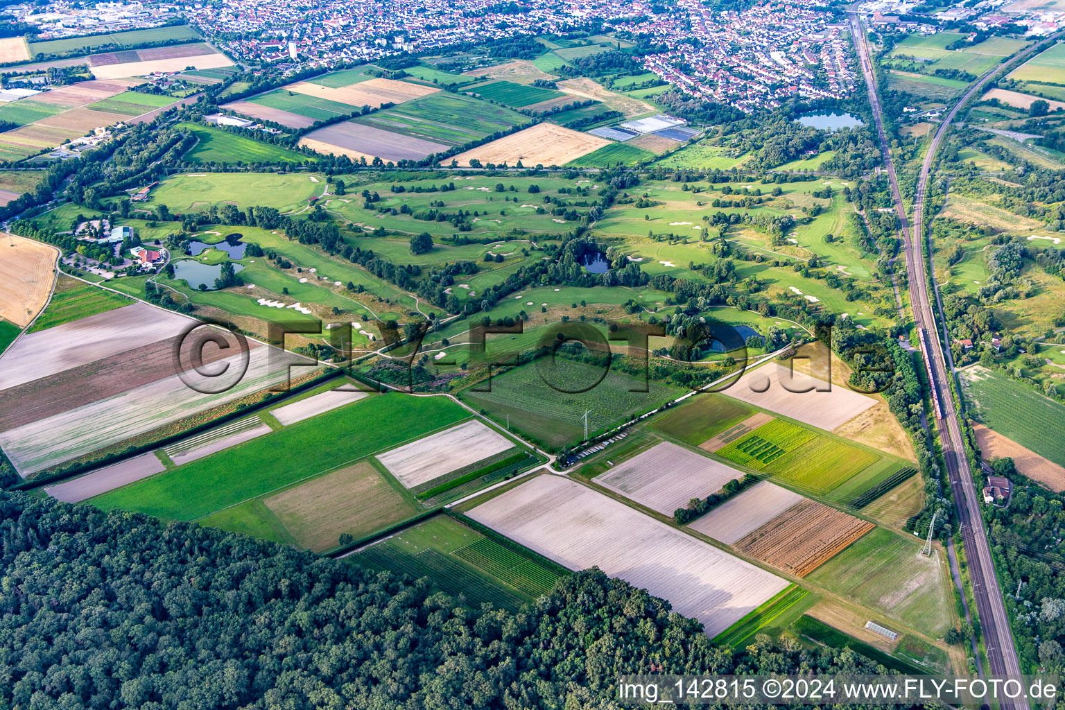 Golfpark Kurpfalz in Schifferstadt in the state Rhineland-Palatinate, Germany