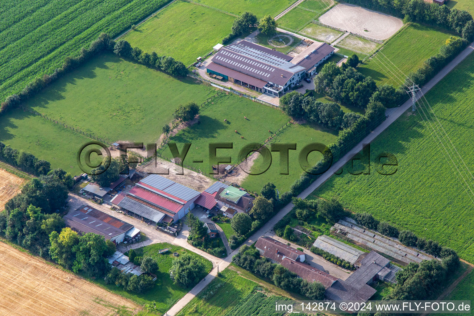 Rosenhof and Eichenhof, Since then in the district Ottersheim in Ottersheim bei Landau in the state Rhineland-Palatinate, Germany