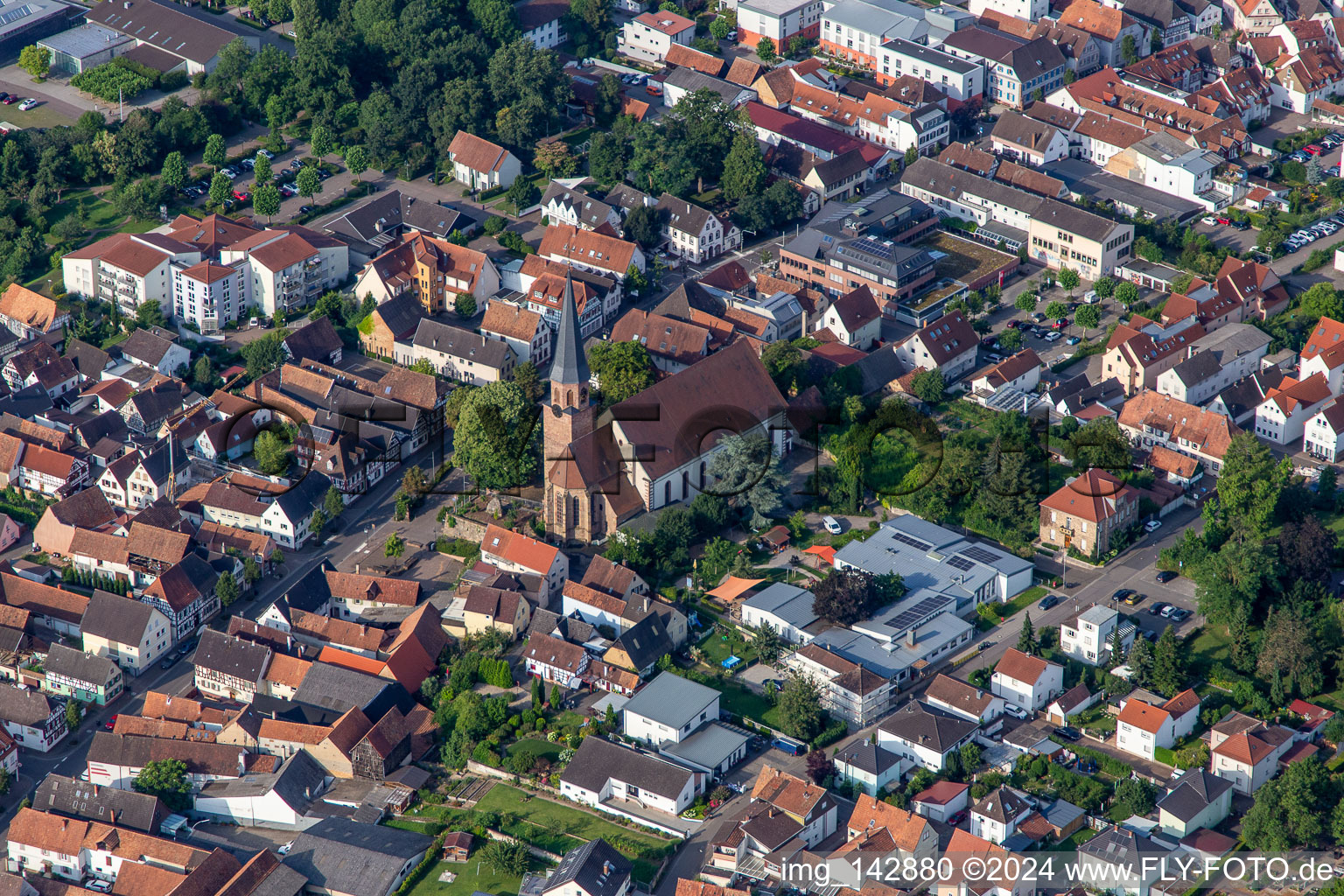 Church of St. Mary's Assumption in Herxheim bei Landau in the state Rhineland-Palatinate, Germany