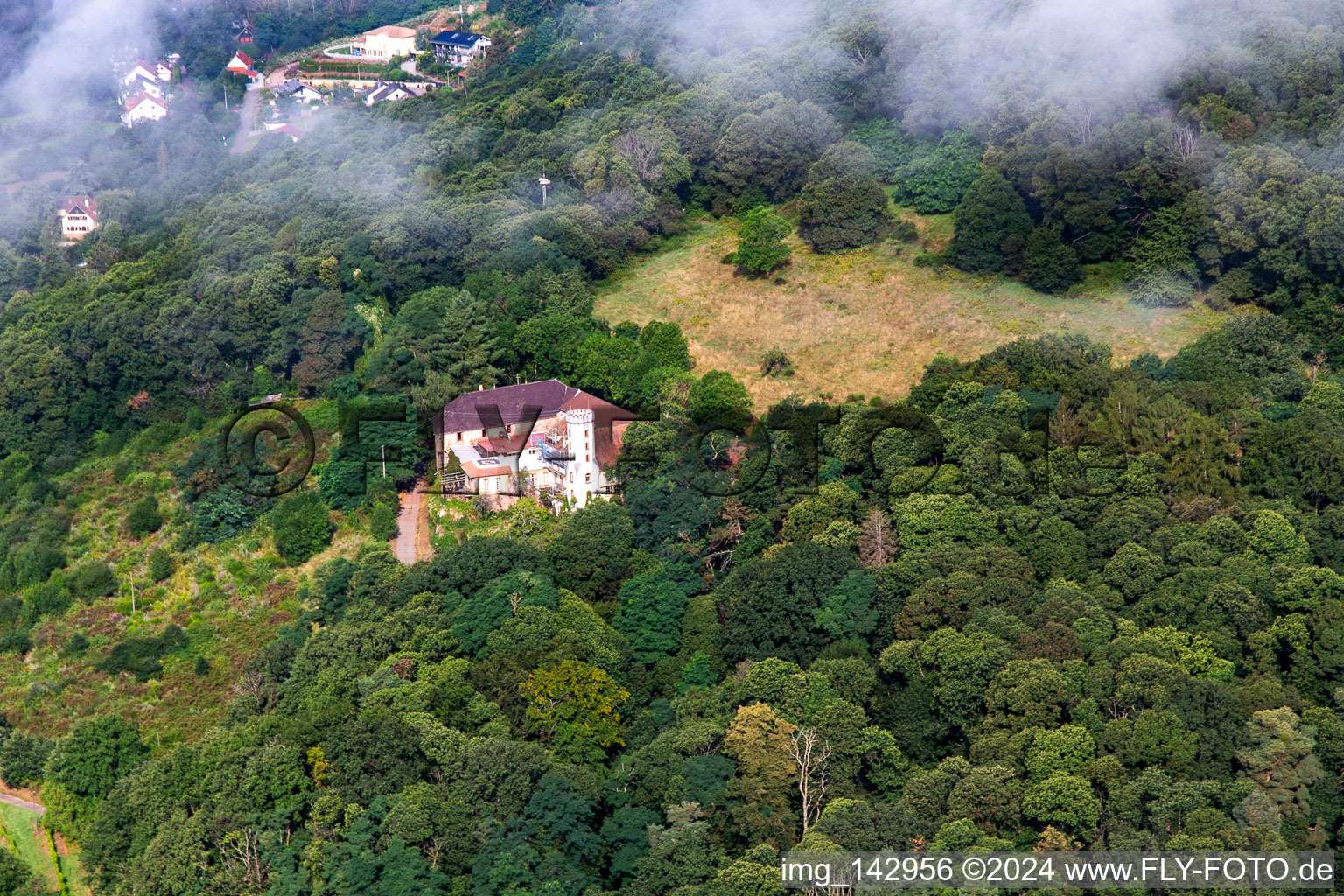 Slevogthof from the east in Leinsweiler in the state Rhineland-Palatinate, Germany