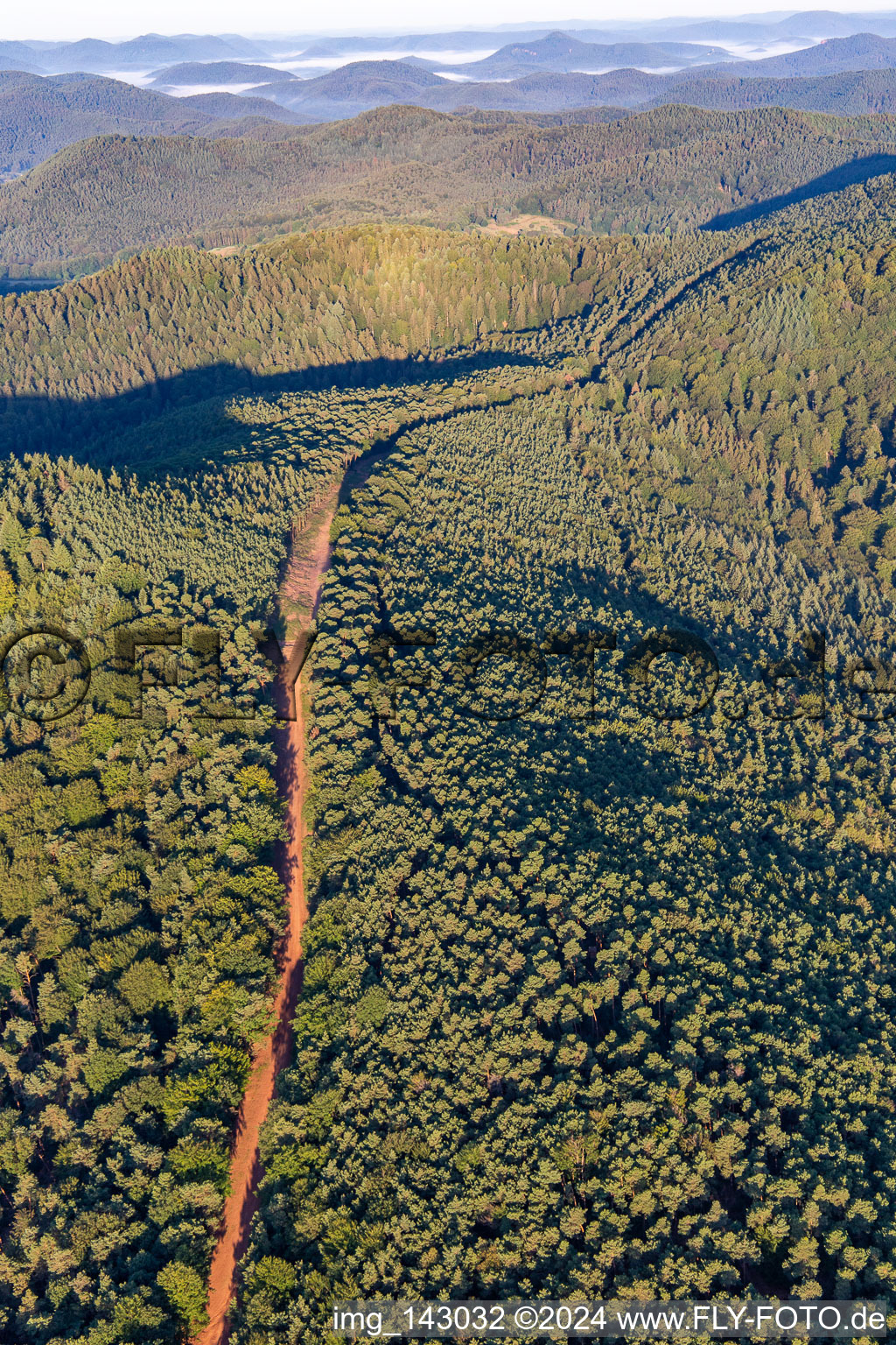 Route for the new construction of the section of the Trans-Europe natural gas pipeline (TENP-I between the Netherlands and Switzerland) on a length of 51 km between Mittelbrunn and Klingenmünster in Klingenmünster in the state Rhineland-Palatinate, Germany