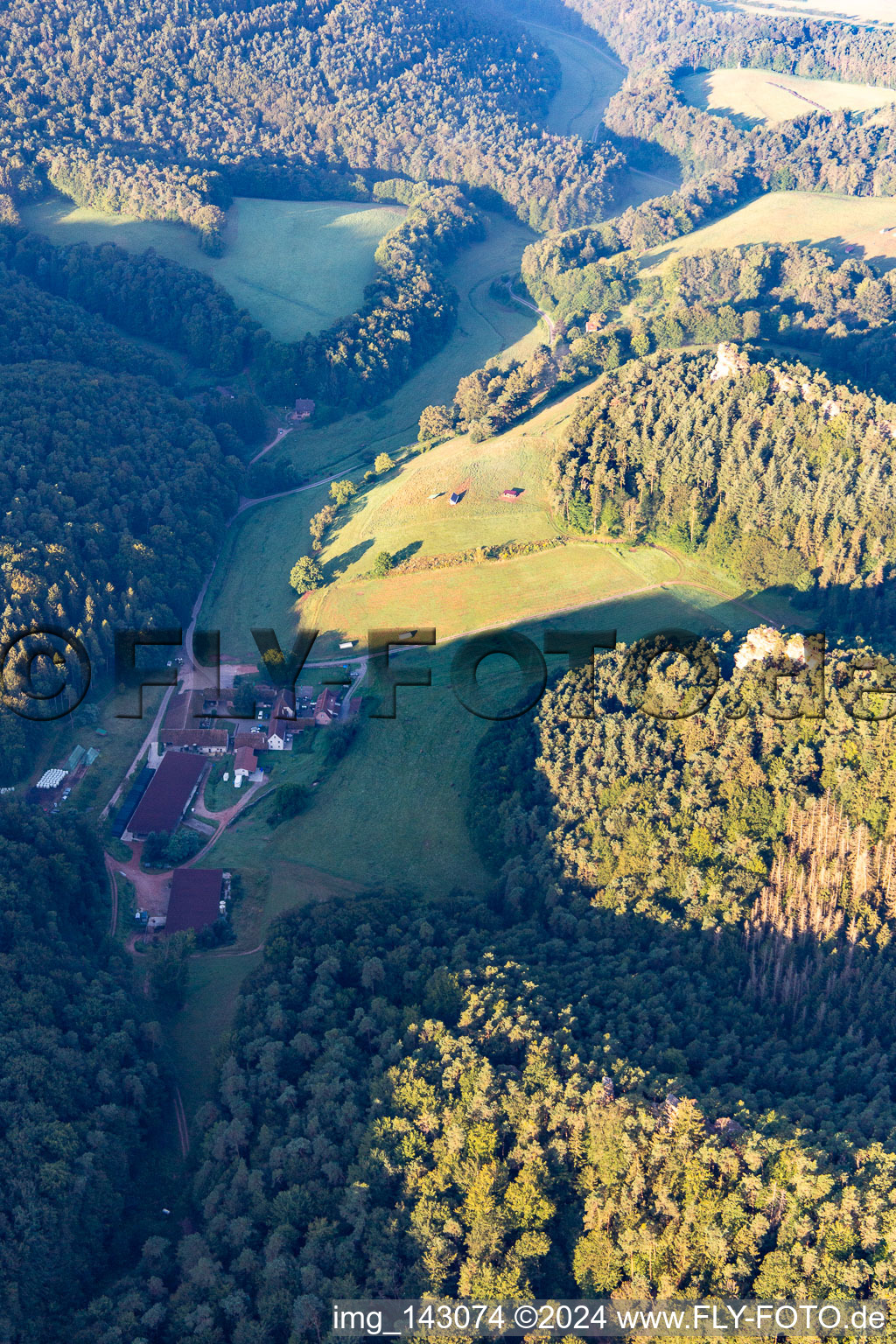 Bärenbrunnertal in Busenberg in the state Rhineland-Palatinate, Germany