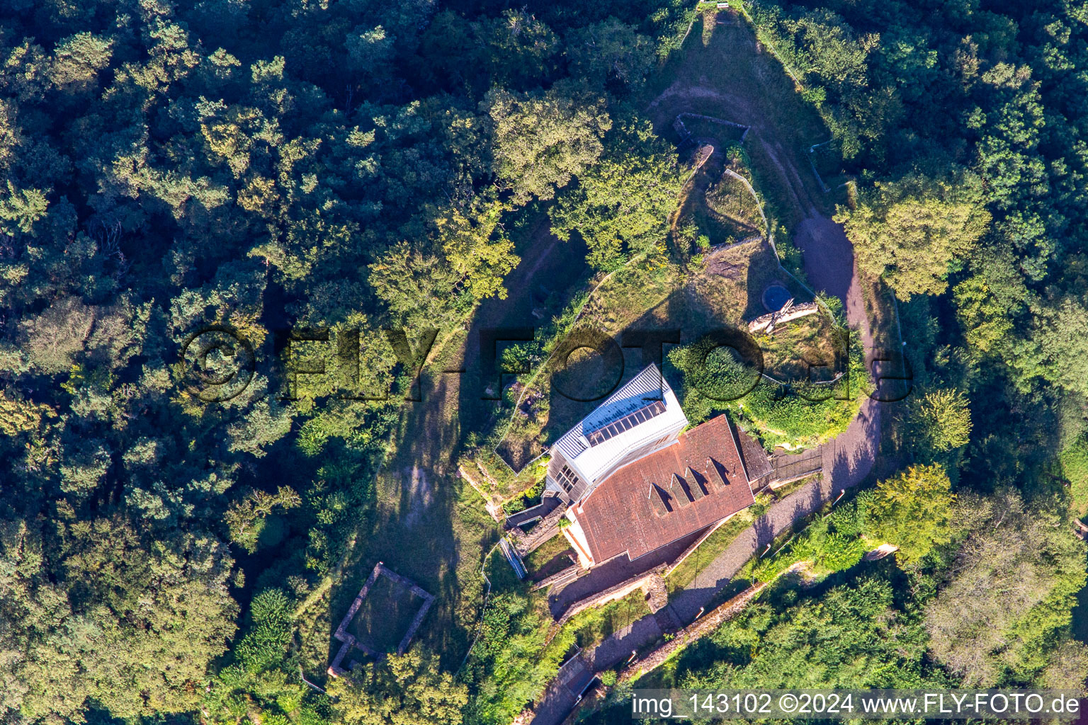 Castle Lemberg in Lemberg in the state Rhineland-Palatinate, Germany