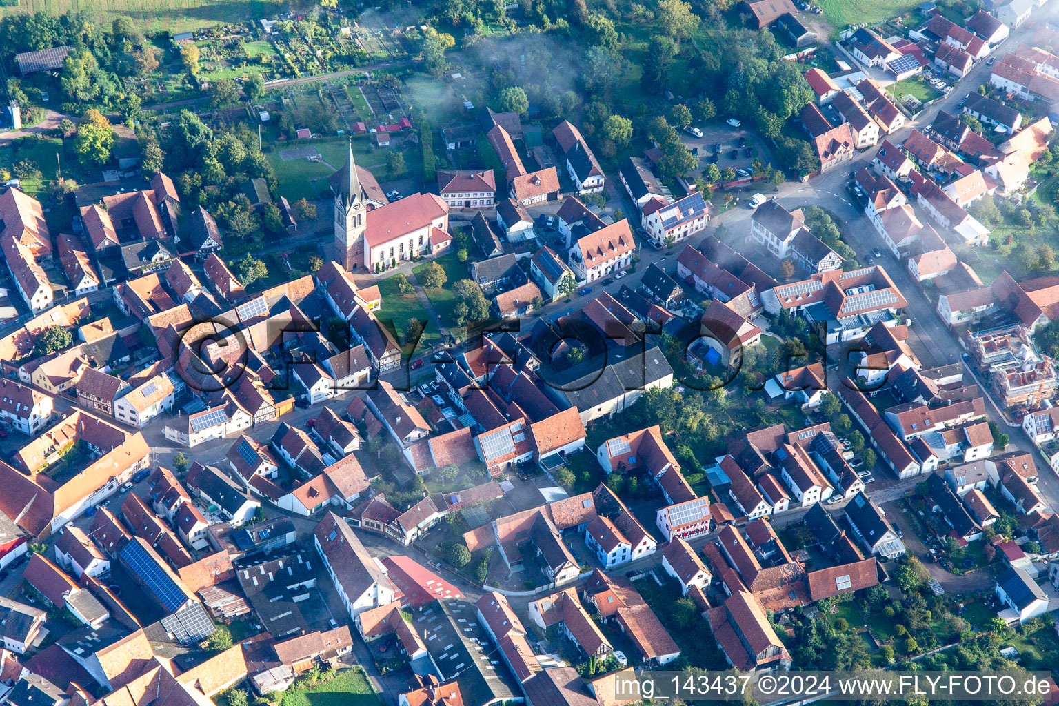 Catholic Church in Steinweiler in the state Rhineland-Palatinate, Germany