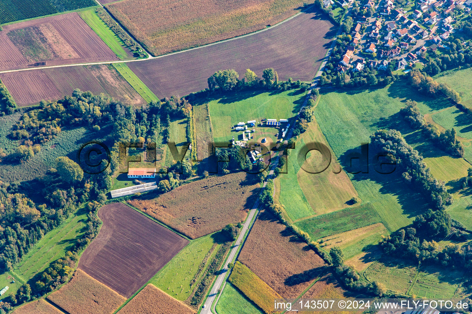 Circus during dismantling in Rohrbach in the state Rhineland-Palatinate, Germany