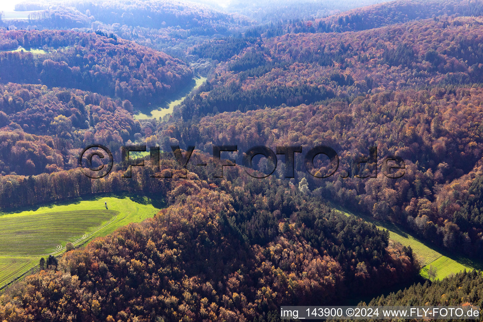 Lambsbach Valley and Schobach Auen in Bechhofen in the state Rhineland-Palatinate, Germany